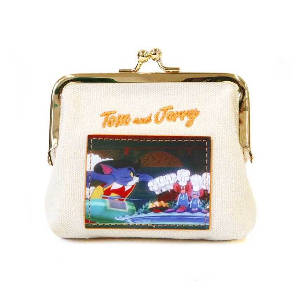 TOM and JERRY フレームアートがま口ポーチ TOM AND JERRY Official Online Store
