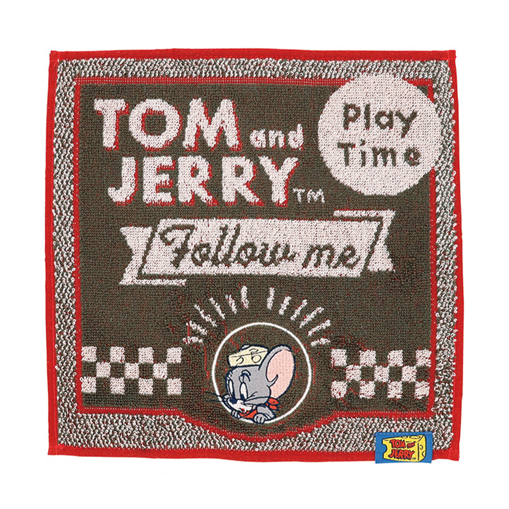 トムとジェリー ダイナーグリーン ミニタオル - TOM AND JERRY
