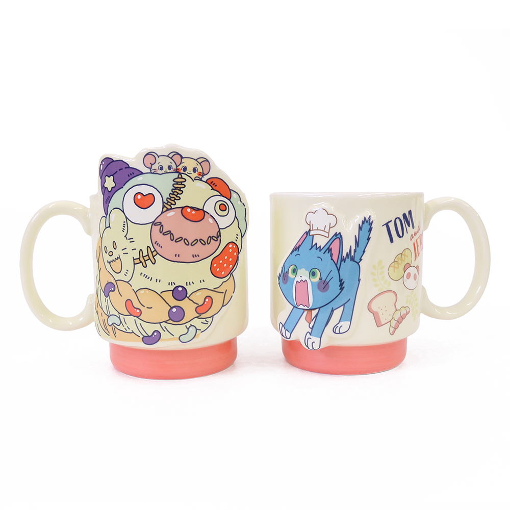 とむとじぇりーごっこ ペアマグカップ ベーカリー - TOM AND JERRY
