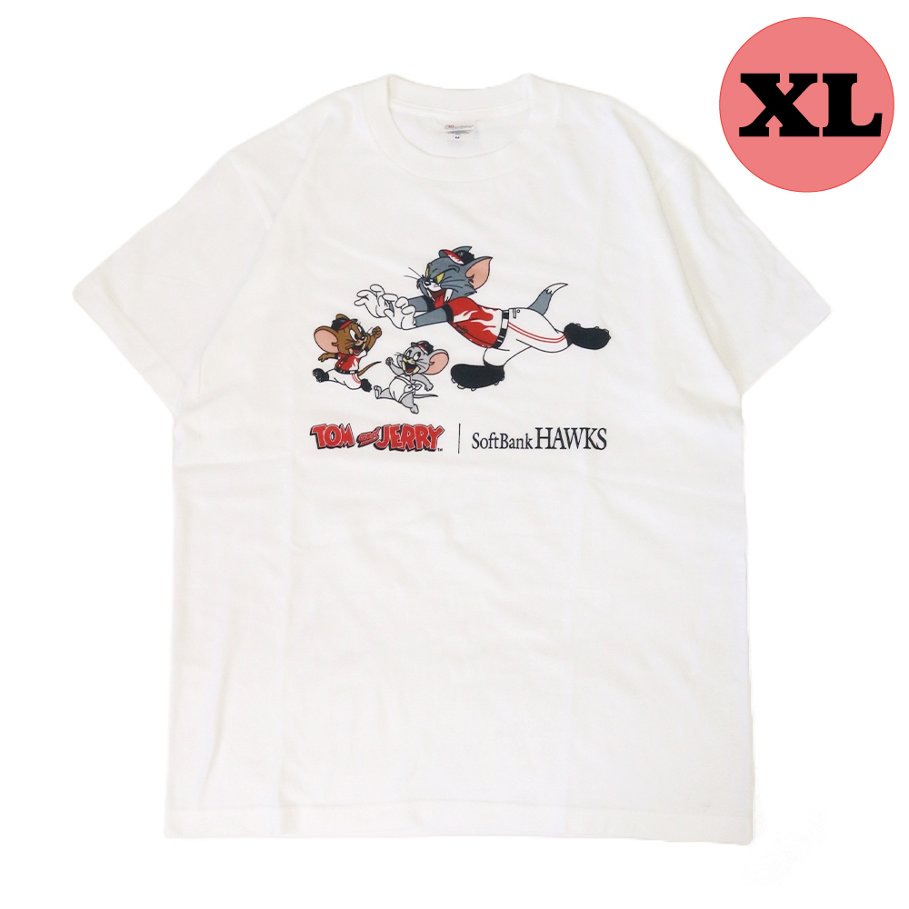 トムとジェリー×SoftBank HAWKS 25鷹祭 TシャツXL - TOM AND