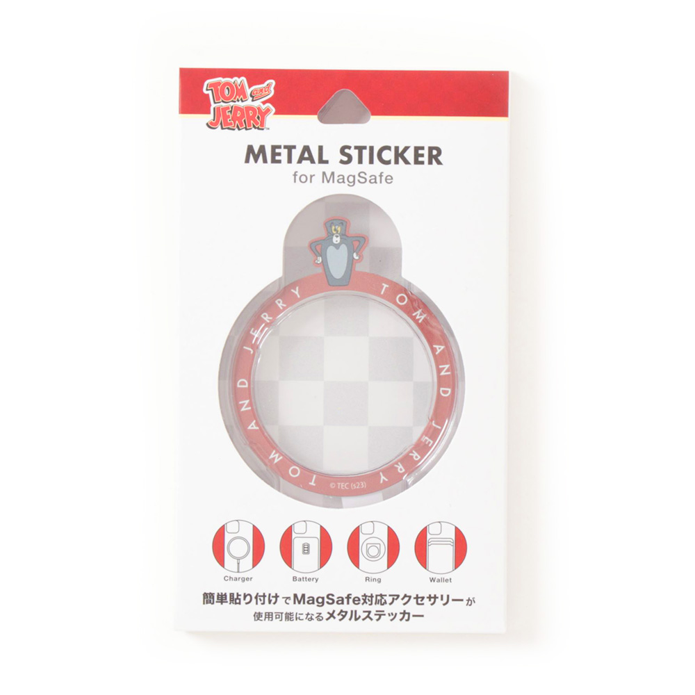 トムとジェリー メタルステッカー MagSafe対応 - TOM AND JERRY
