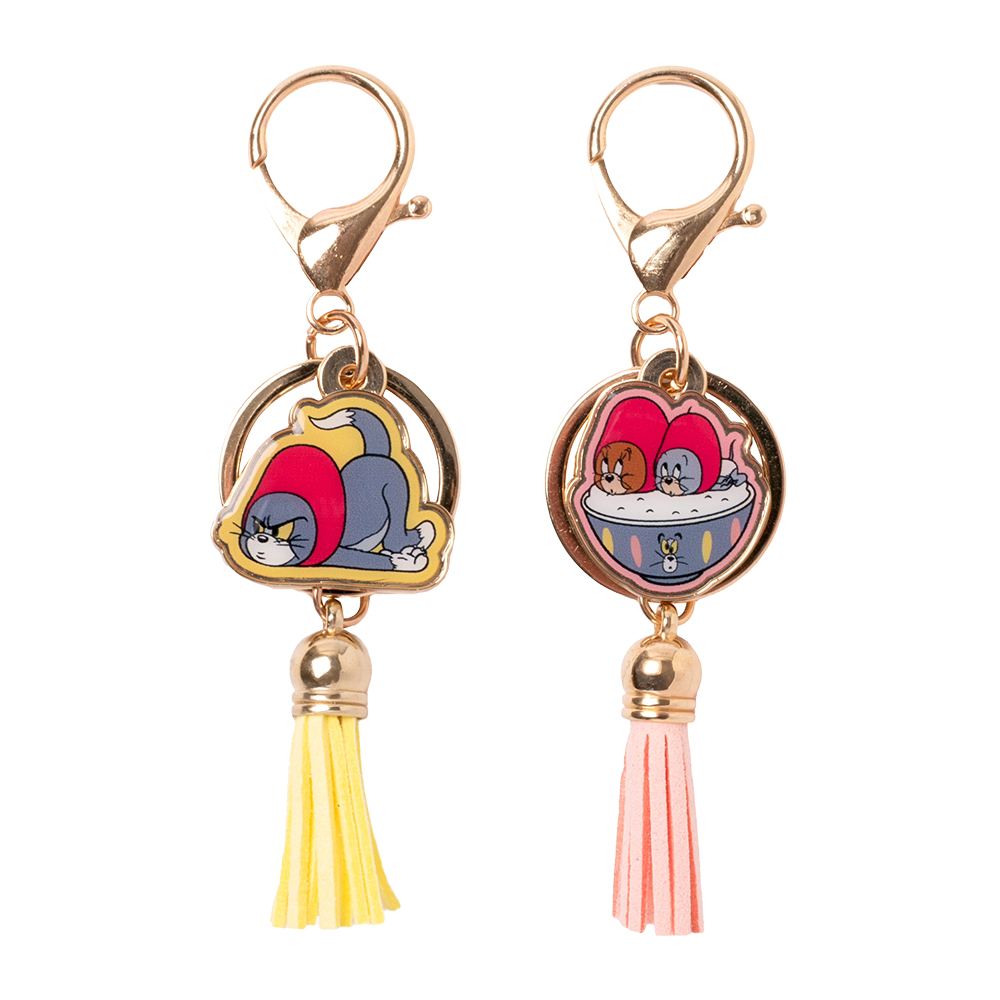 Amazon.co.jp: トムとジェリー ラインストーンキーホルダー 8種