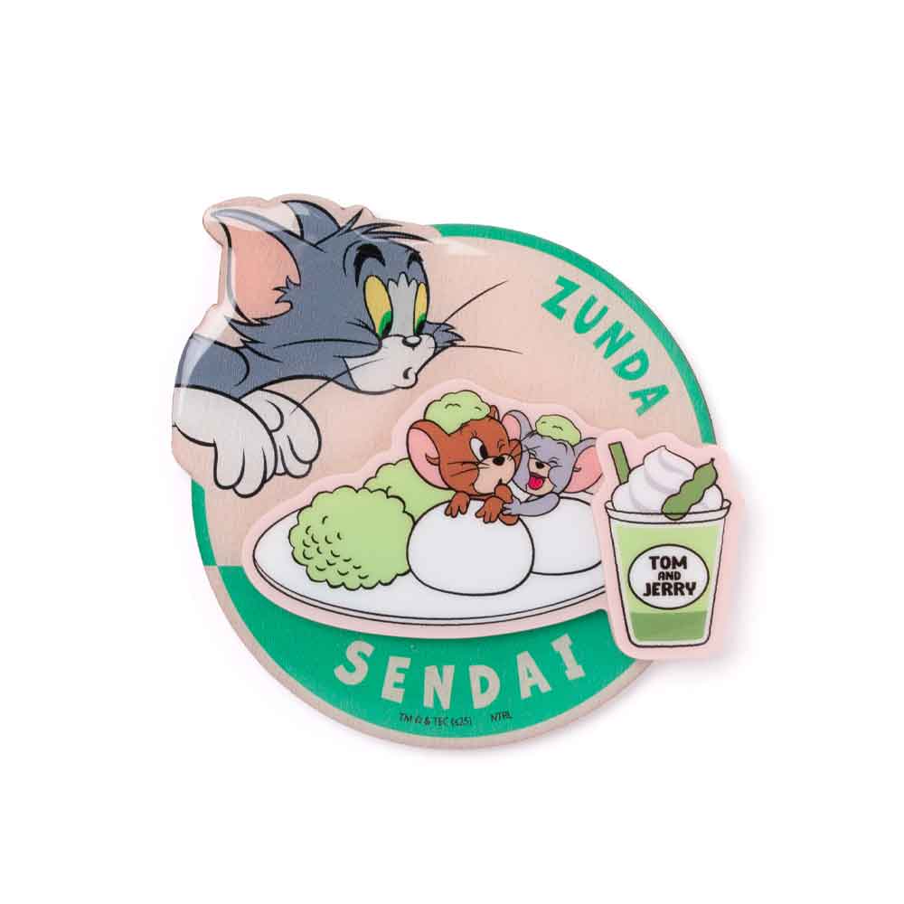 ご当地　トムとジェリー　3層 マグネット　9点 トムとジェリー ご当地 博多 木製3層マグネット - TOM AND JERRY