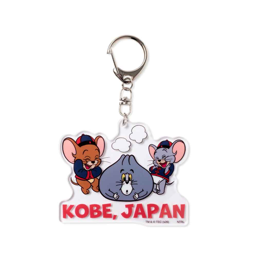 ハイスタンダード 当時物 キーホルダー 缶バッジ AIRJAMステッカー まとめ トムとジェリー ご当地 神戸 アクリルキーホルダー - TOM AND JERRY