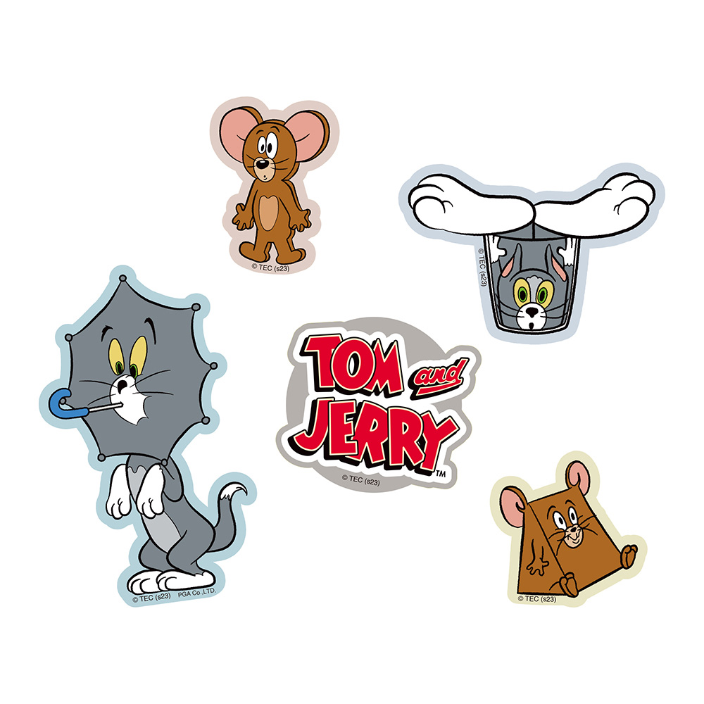 トムとジェリー コースター ステッカーセット トムとジェリー コースター3色セット - TOM AND JERRY Official