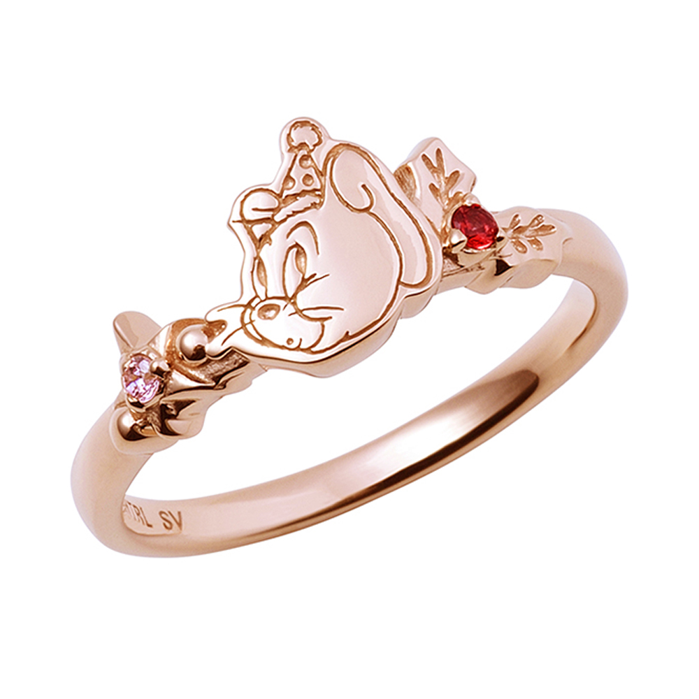 トムとジェリー×THE KISS 2025クリスマス限定リング ジェリー - TOM