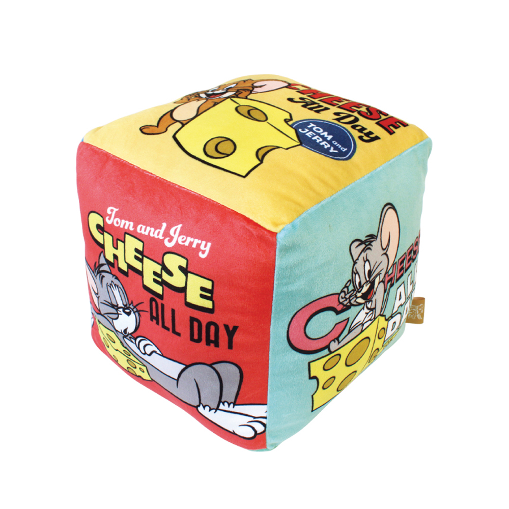 トムとジェリー サイコロクッション CHEESE FUN - TOM AND JERRY