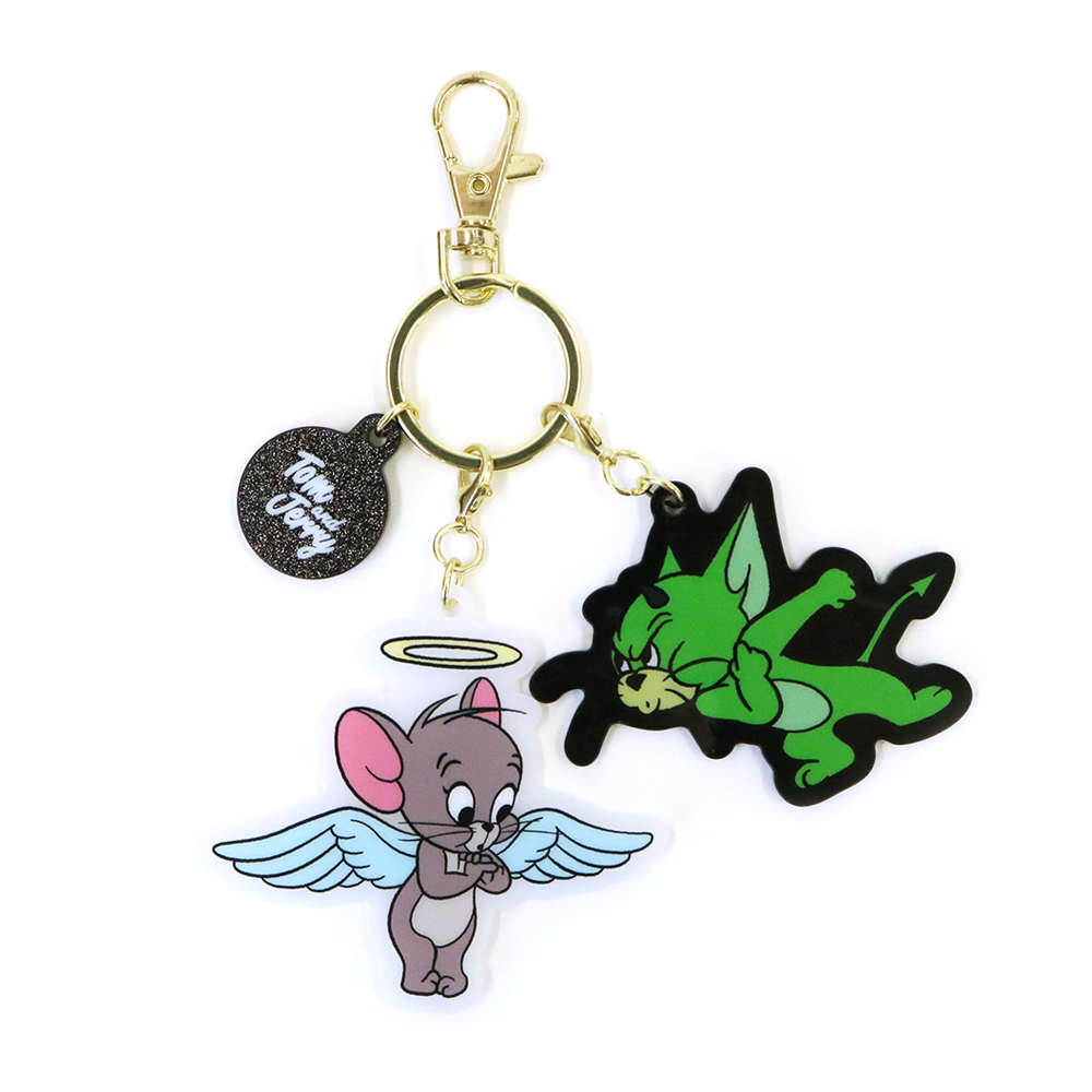 定率割引 西日本 TOM and JERRY 天使と悪魔アクリルチャーム - TOM AND JERRY キーホルダー・アクリルキーホルダー