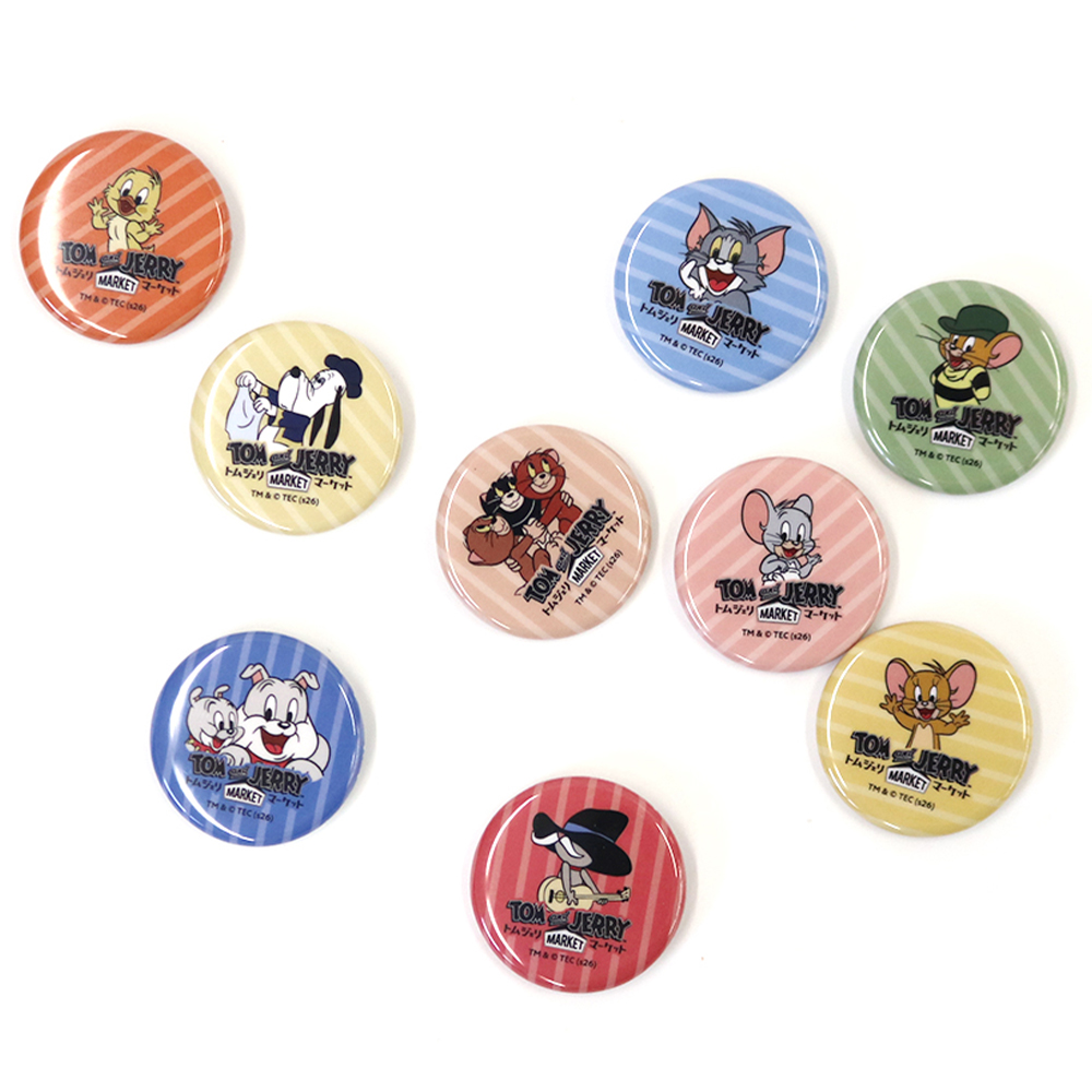 TOM and JERRY フレンズ缶バッジ - TOM AND JERRY Official Online Store