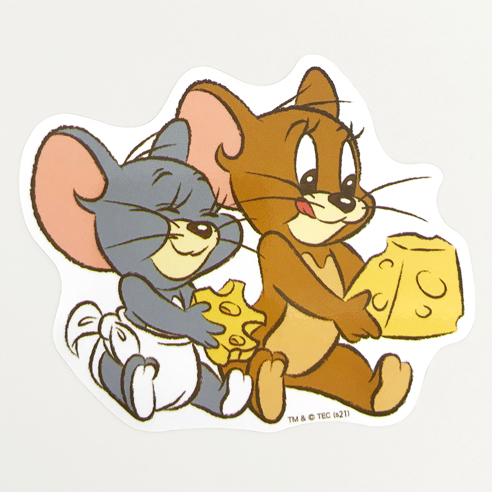 ステッカー トムとジェリー ジェリー タフィー Tom And Jerry Official Online Store