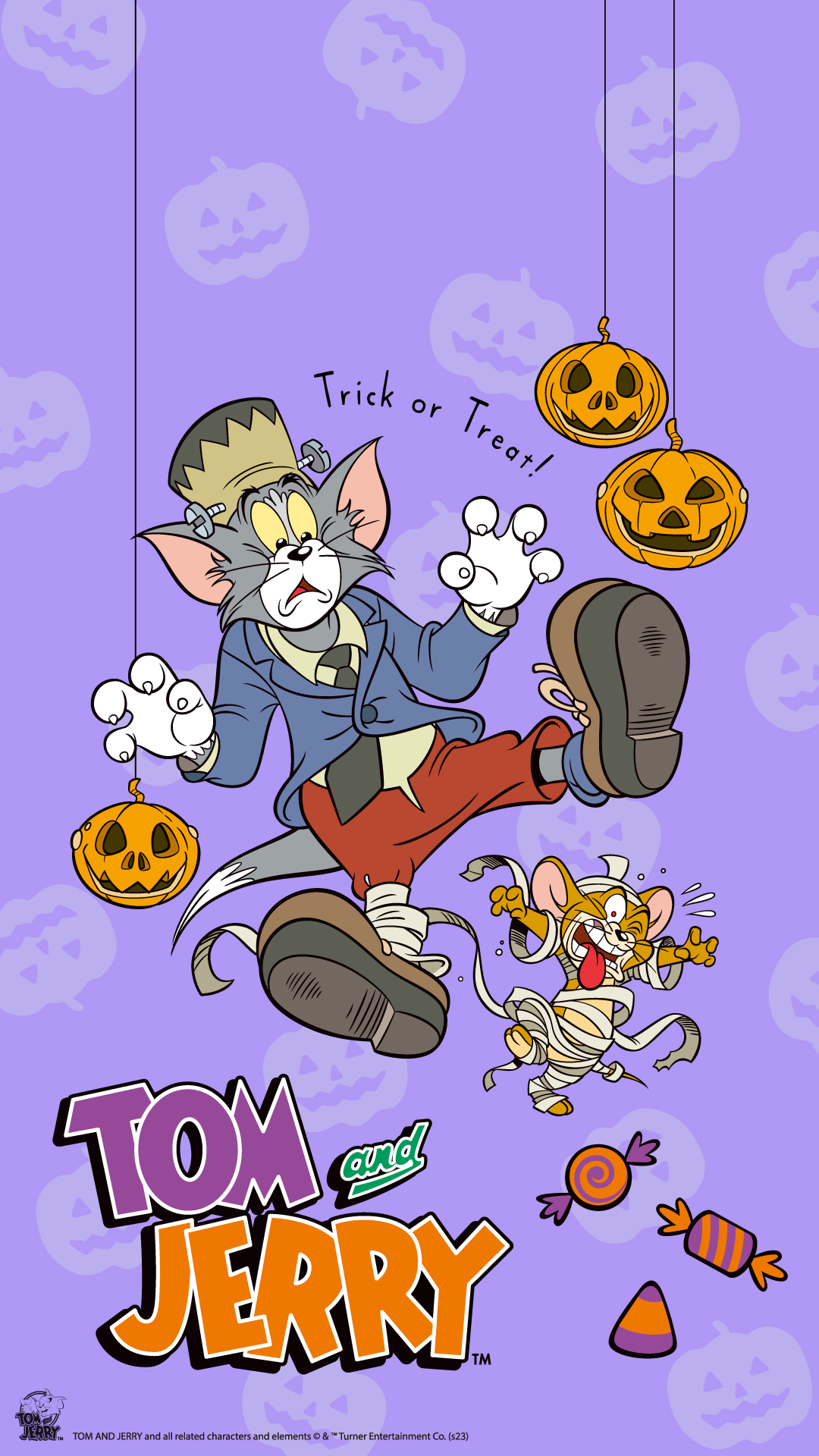 トムとジェリー ハロウィン壁紙プレゼント！（1,080×1,920px） TOM AND JERRY Official Online Store