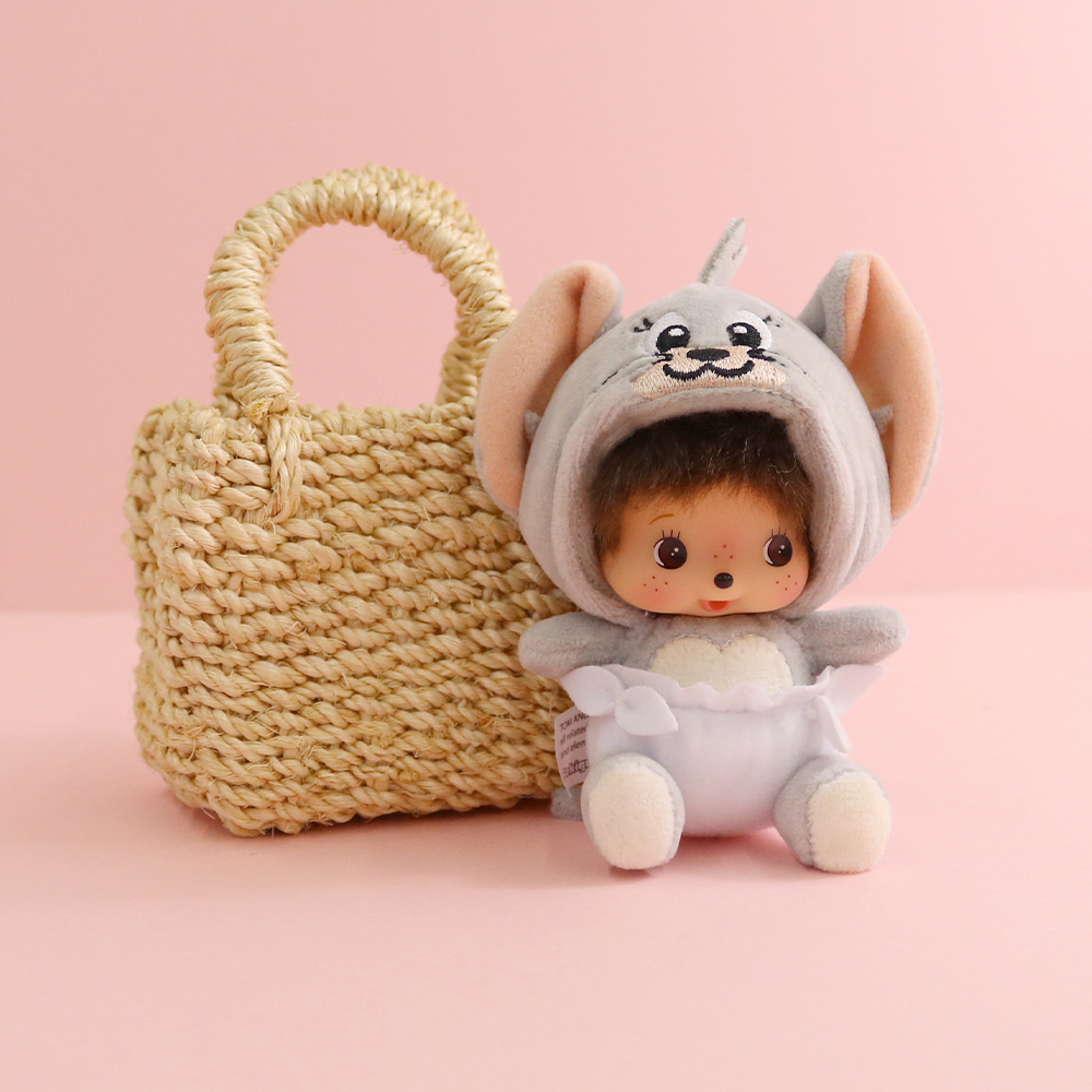 トムとジェリー×モンチッチ　タフィーベビチッチ　顔でかSSキーチェーン トムとジェリー×モンチッチ タフィーベビチッチ顔でかSSキー