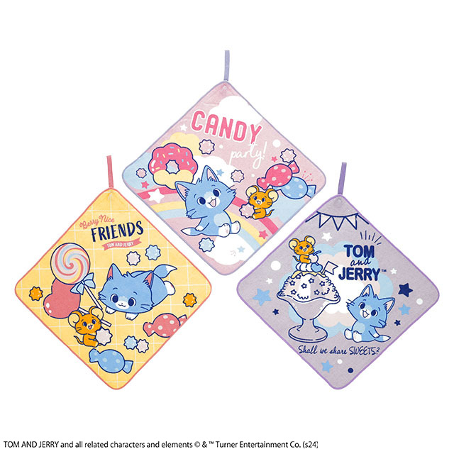 フェイラー 「TOM AND JERRY WE LOVE CHEESE」ハンカチ【限定