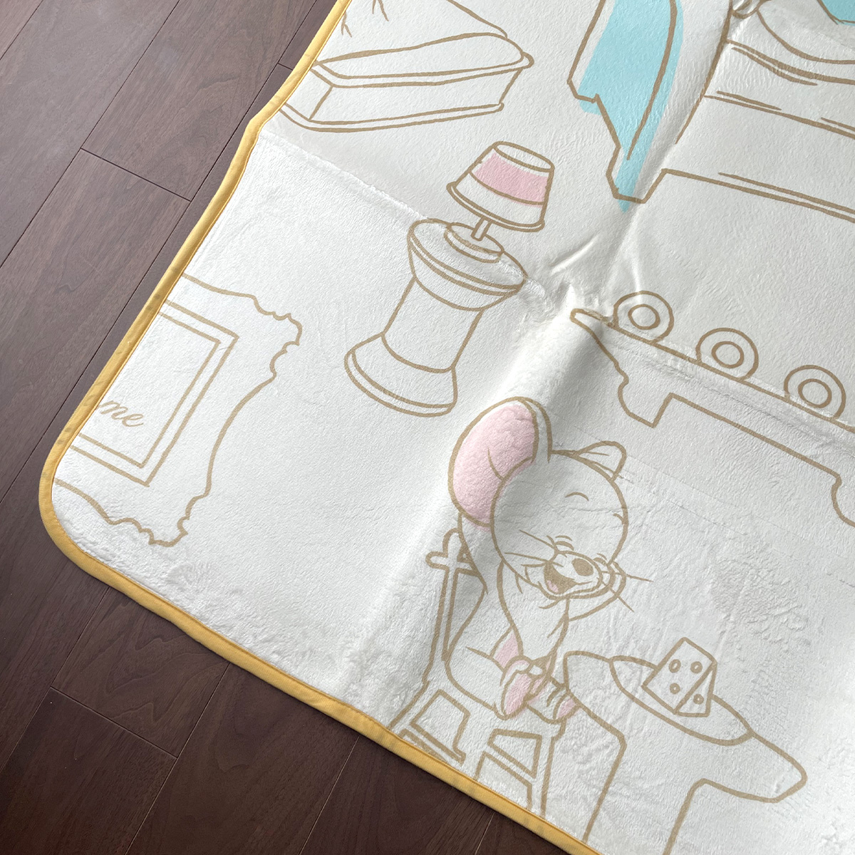 トムとジェリー 我が家でゆっくり ラグ 大 - TOM AND JERRY Official