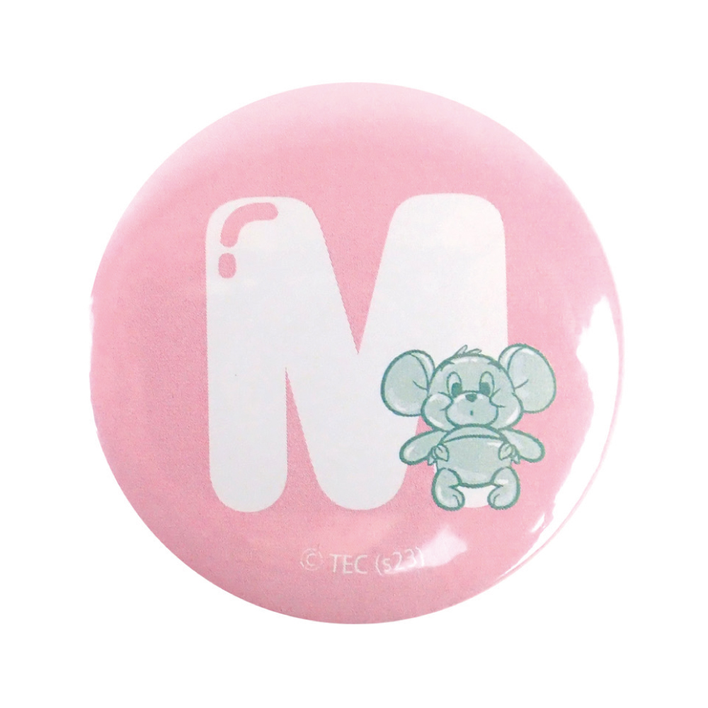 TOM and JERRY×Flapper アルファベットグミ缶バッチ - TOM AND JERRY