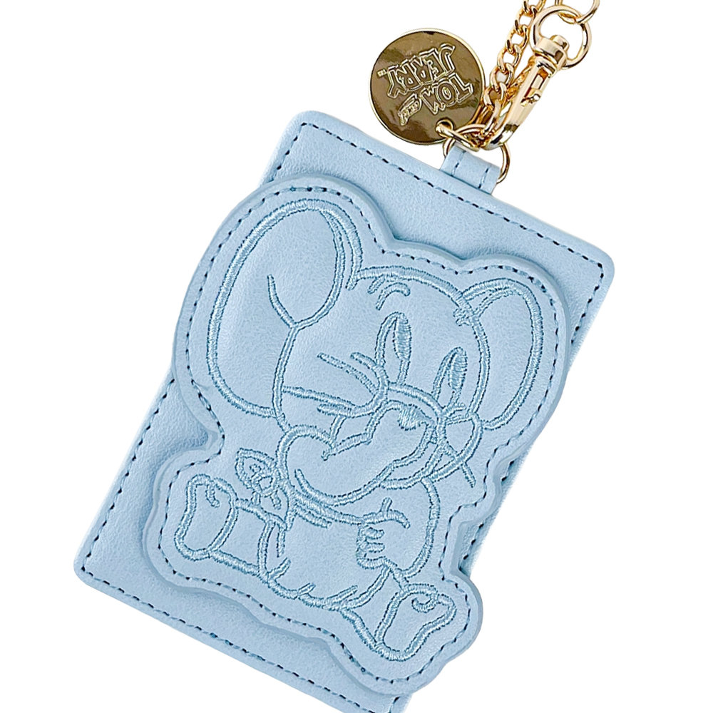 GUREMITI FACE POISTER ブラウン ケース付き TOM and JERRY×Flapper おすわりフレンズパスケース - TOM AND