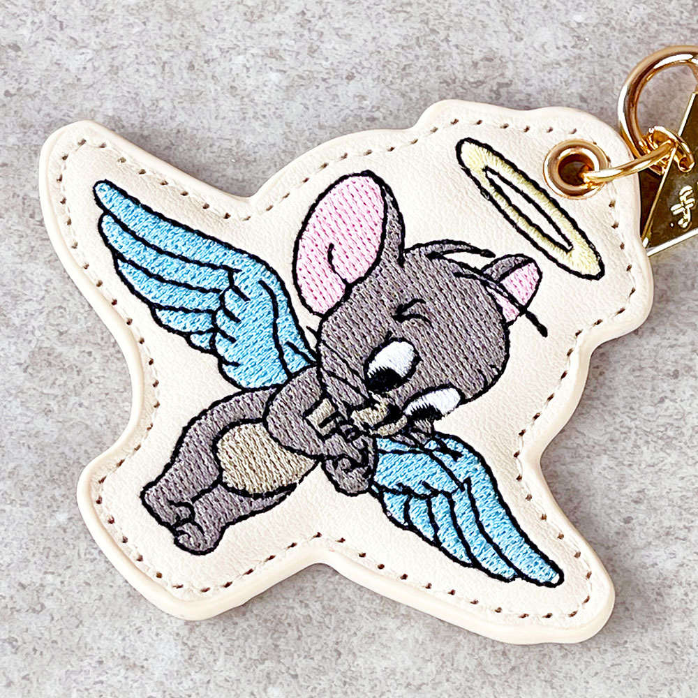 TOM and JERRY×Flapper 天使と悪魔刺繍チャーム - TOM AND JERRY
