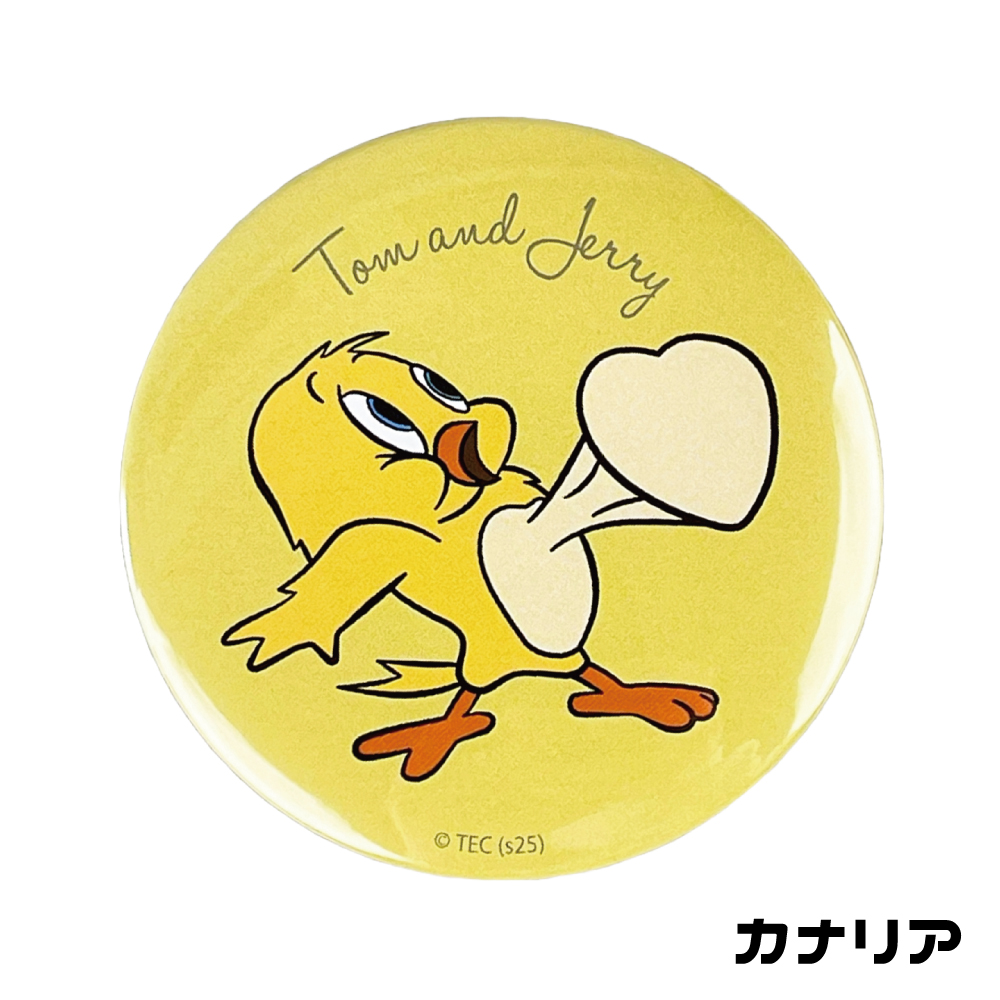 TOM and JERRY×Flapper トムジェリフレンズ缶バッチミラー - TOM AND