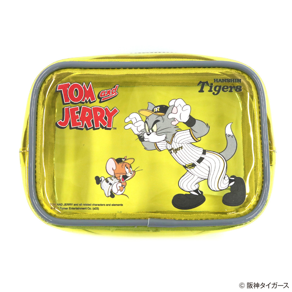 TOM and JERRY×阪神タイガース PVCクリアポーチ TOM AND JERRY Official Online Store