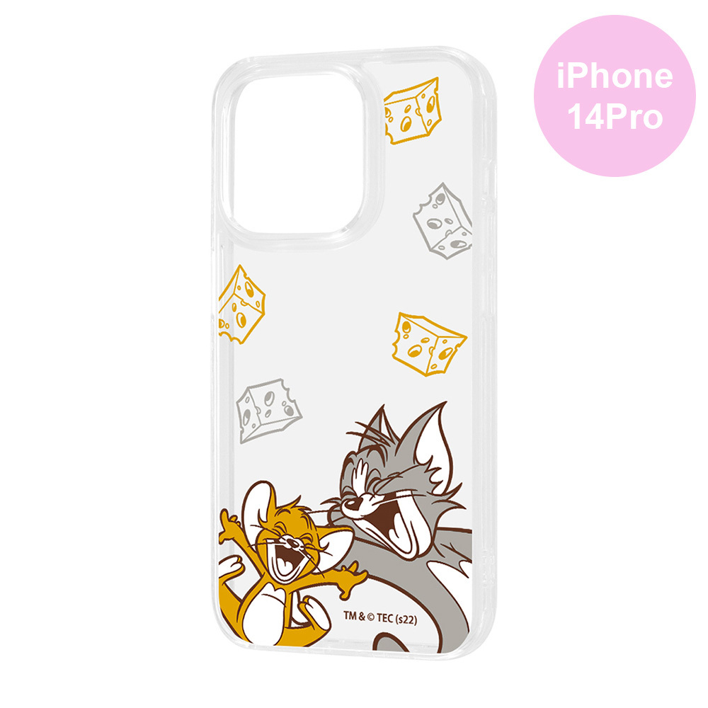 Iphone 14 Pro トムとジェリー ハイブリッドケース Clear Pop Tom And Jerry Official Online Store