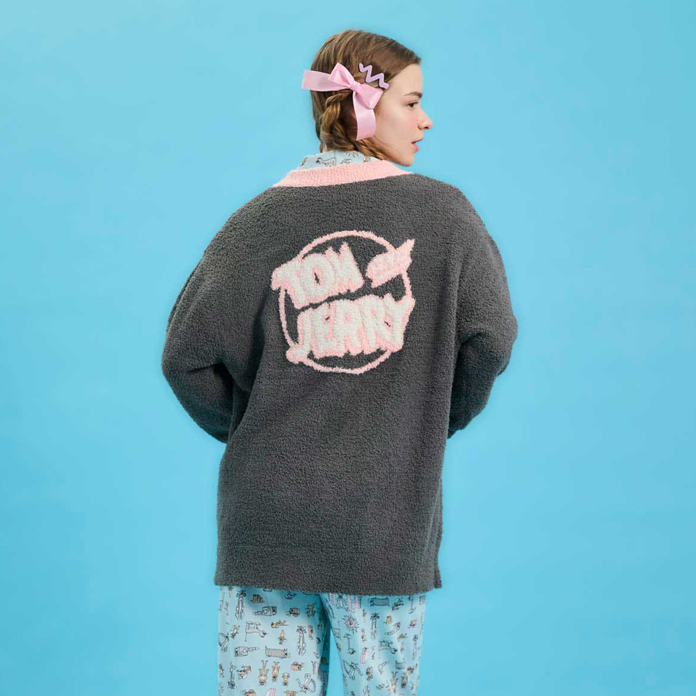 トムとジェリー×une nana cool ユニセックスカーディガン - TOM AND