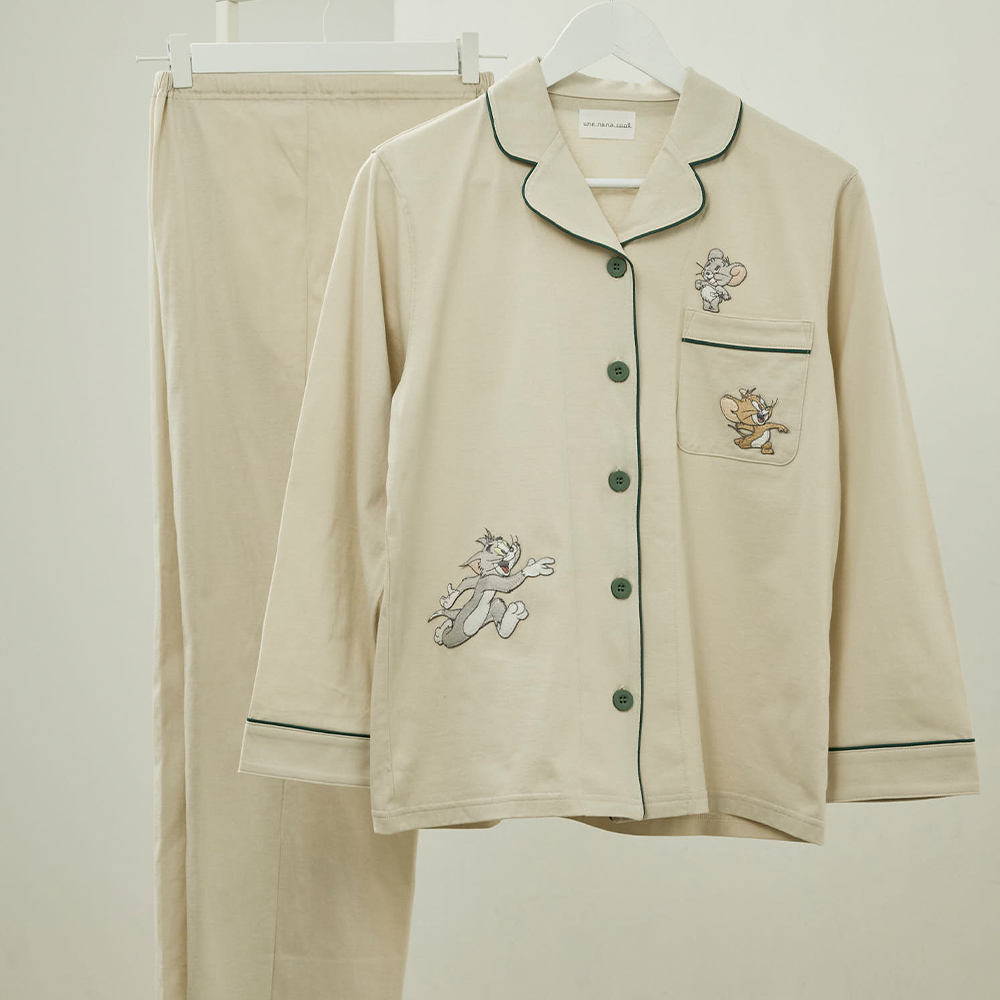 トムとジェリー×une nana cool 開襟パジャマ - TOM AND JERRY Official