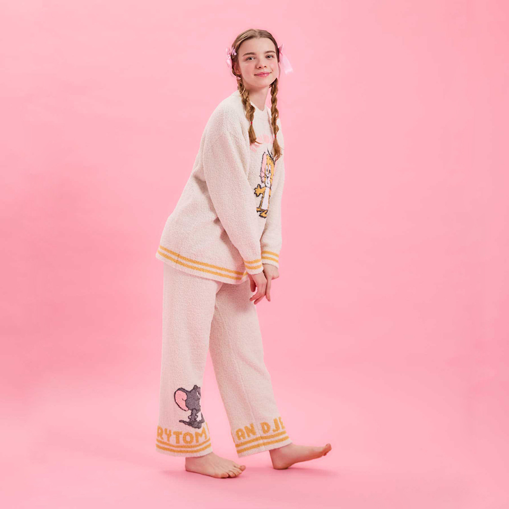トムとジェリー×une nana cool プルオーバー＆ロングパンツセット