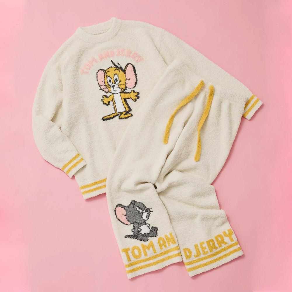 トムとジェリー×une nana cool プルオーバー＆ロングパンツセット