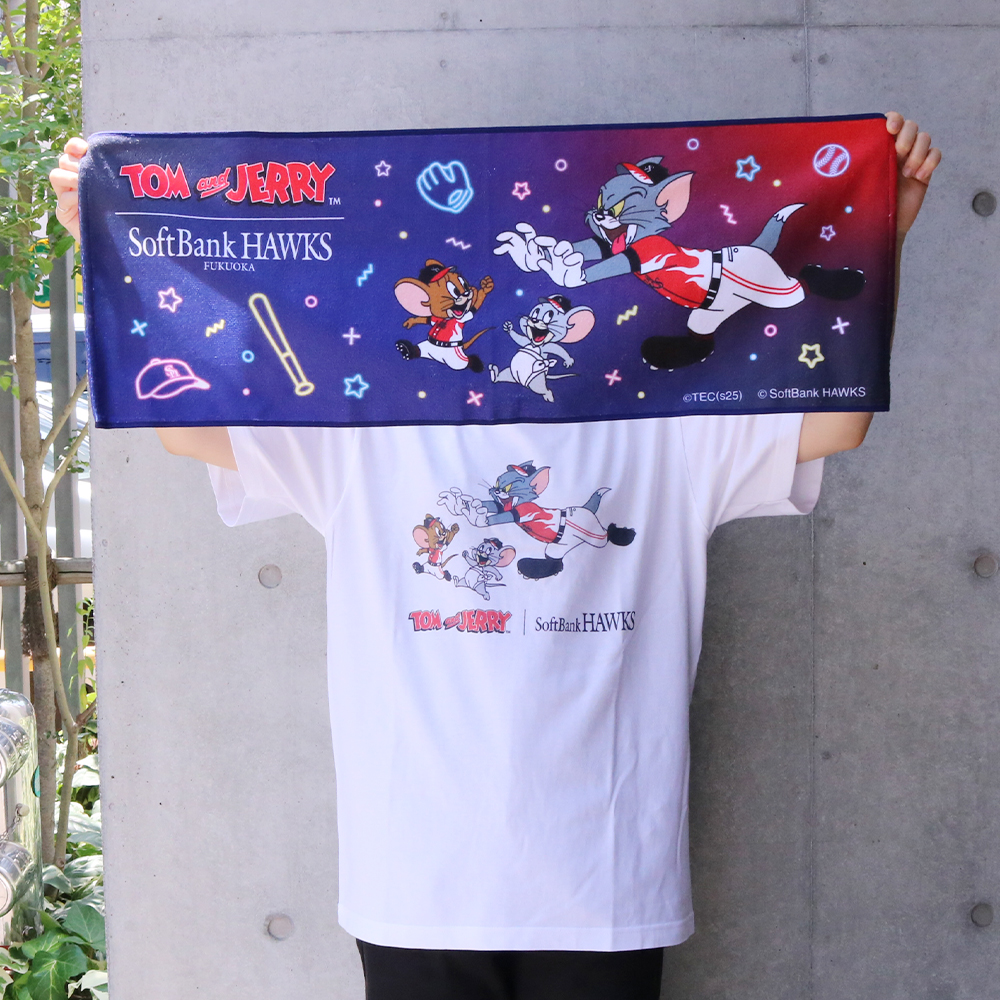 トムとジェリー×SoftBank HAWKS 25鷹祭 TシャツXL - TOM AND