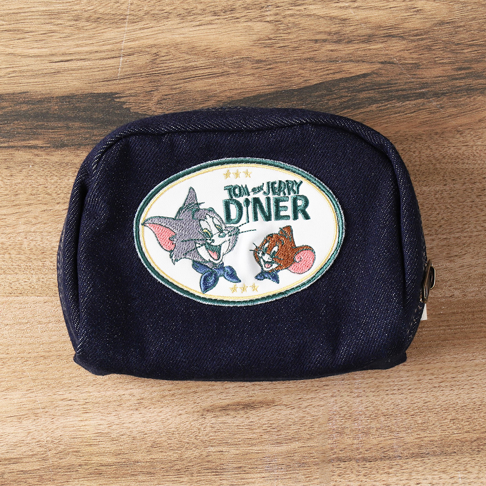 TOM and JERRY DINER ワッペンデニムポーチ - TOM AND JERRY Official