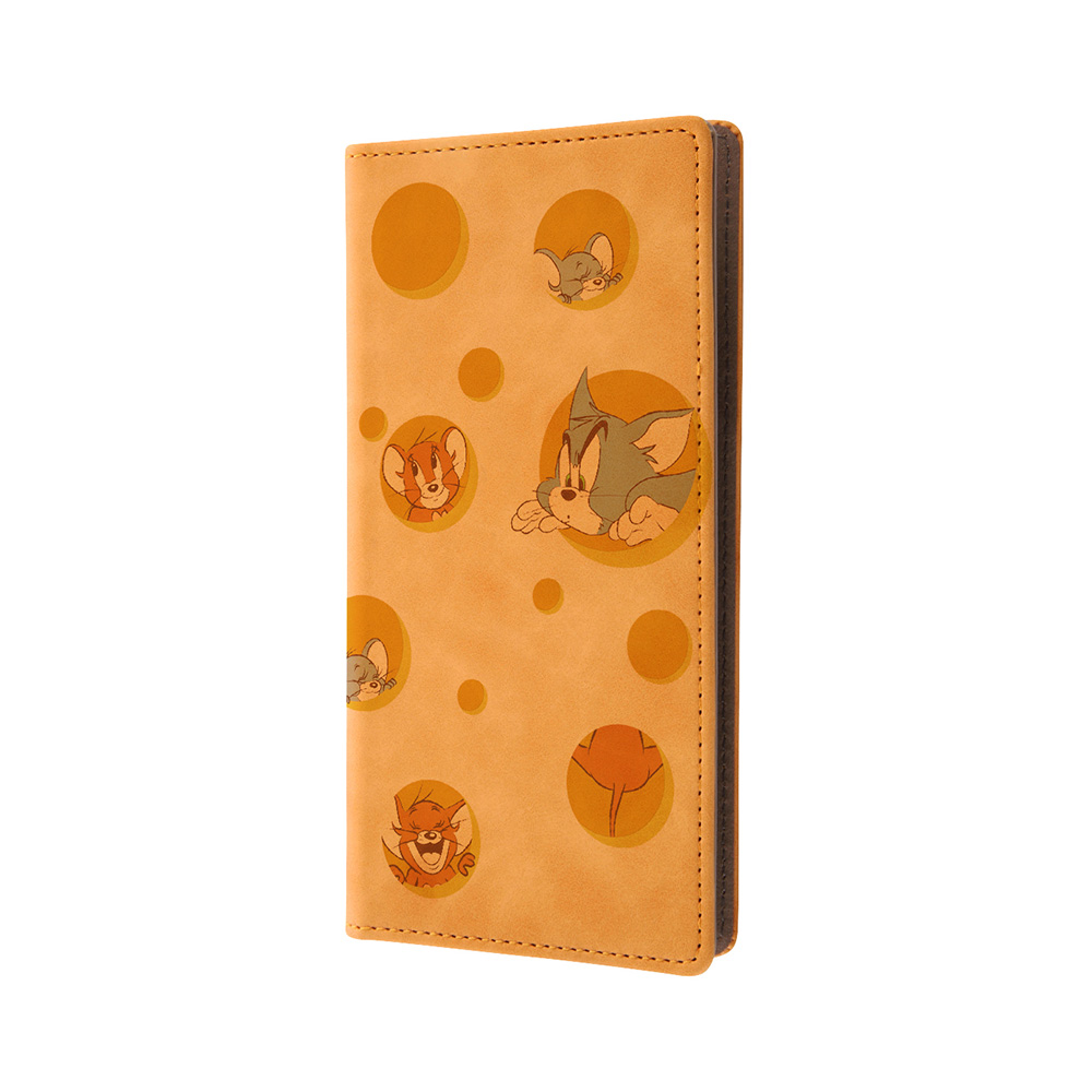 汎用手帳型ケース FLEX むら染めレザー/Lサイズ - TOM AND JERRY