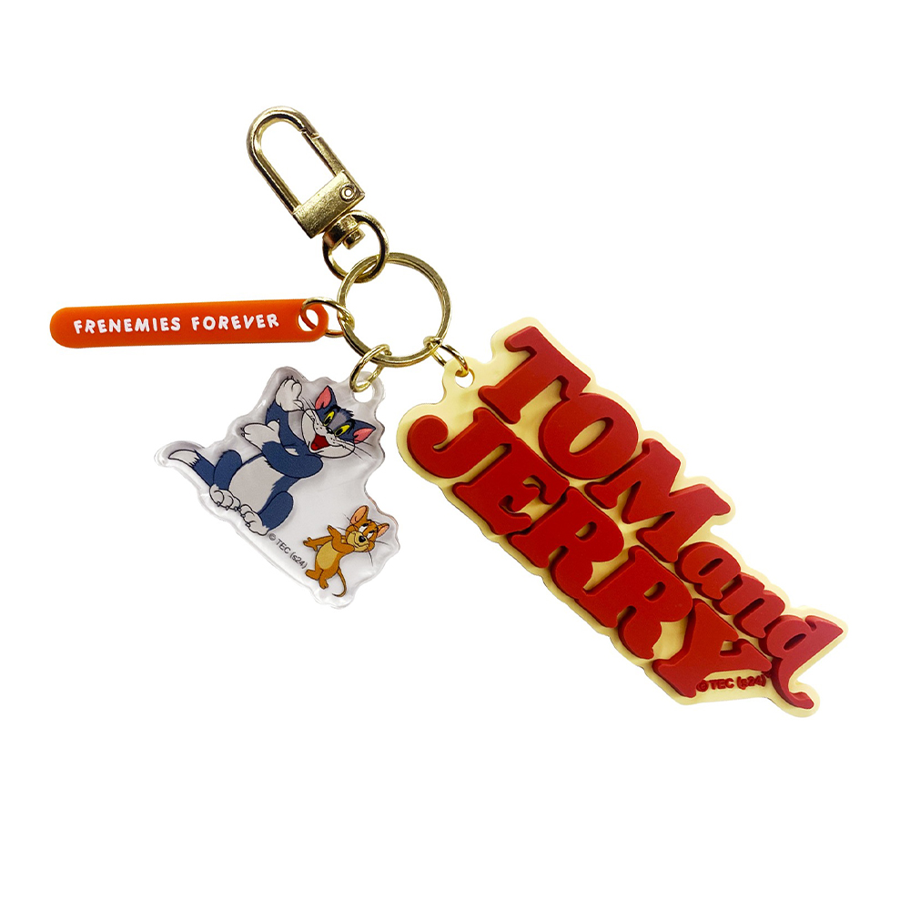 トムとジェリー ロゴキーホルダー - TOM AND JERRY Official トムとジェリー ロゴキーホルダー - TOM AND JERRY Official