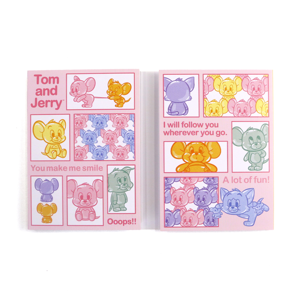 トムとジェリー パタパタメモ COLORFUL FRIENDS - TOM AND JERRY