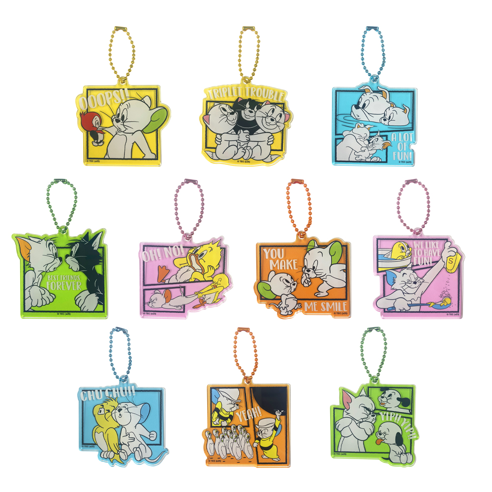 トムとジェリー ブラインドアクリルキーチェーン COLORFUL FRIENDS