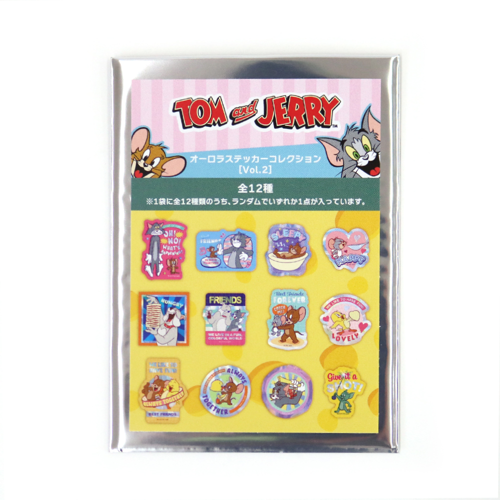 トムとジェリー オーロラステッカーコレクション COLORFUL FRIENDS