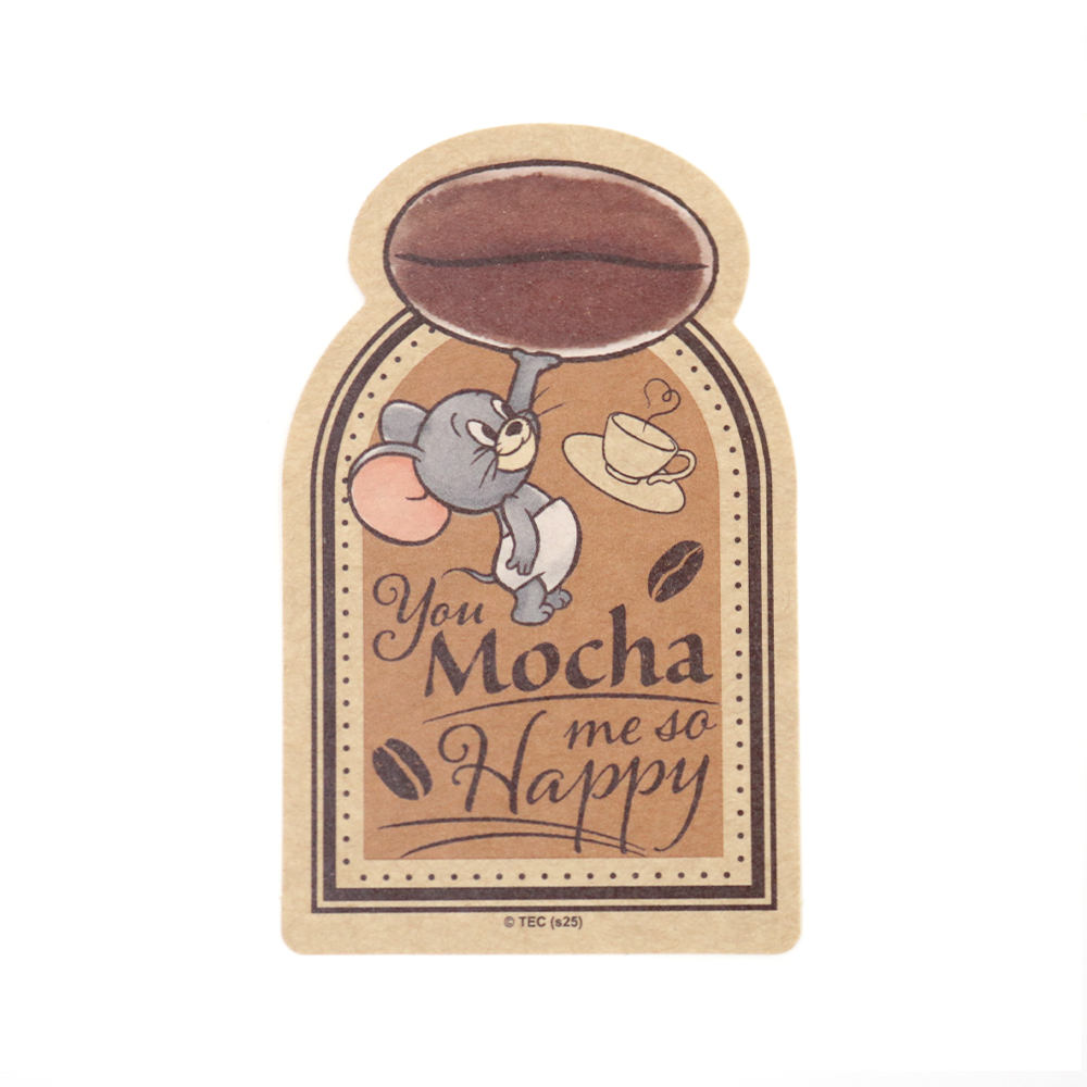 トムとジェリー クラフトステッカー TIME FOR COFFEE - TOM AND JERRY
