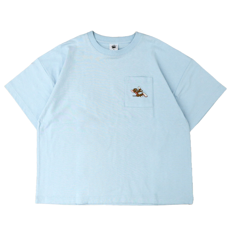 トムとジェリー 天竺半袖Tシャツ（レディース） - TOM AND JERRY