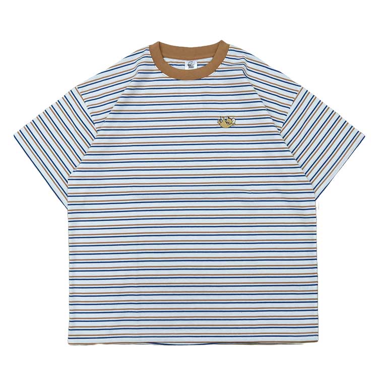 トムブラウン半袖Tシャツ　水色　ボーダー トムブラウン半袖Tシャツ 水色 ボーダー