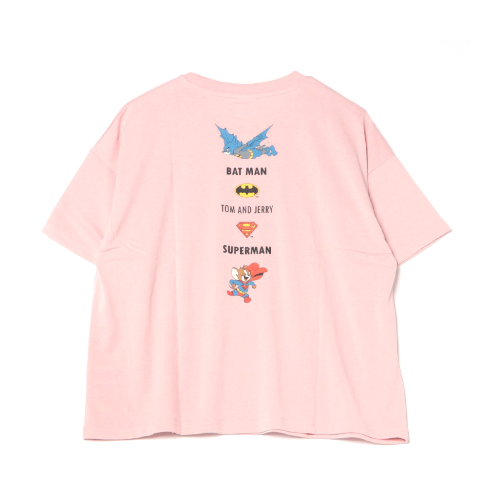 トムとジェリー 半袖Tシャツ(ワイド)/WB100周年 - TOM AND JERRY