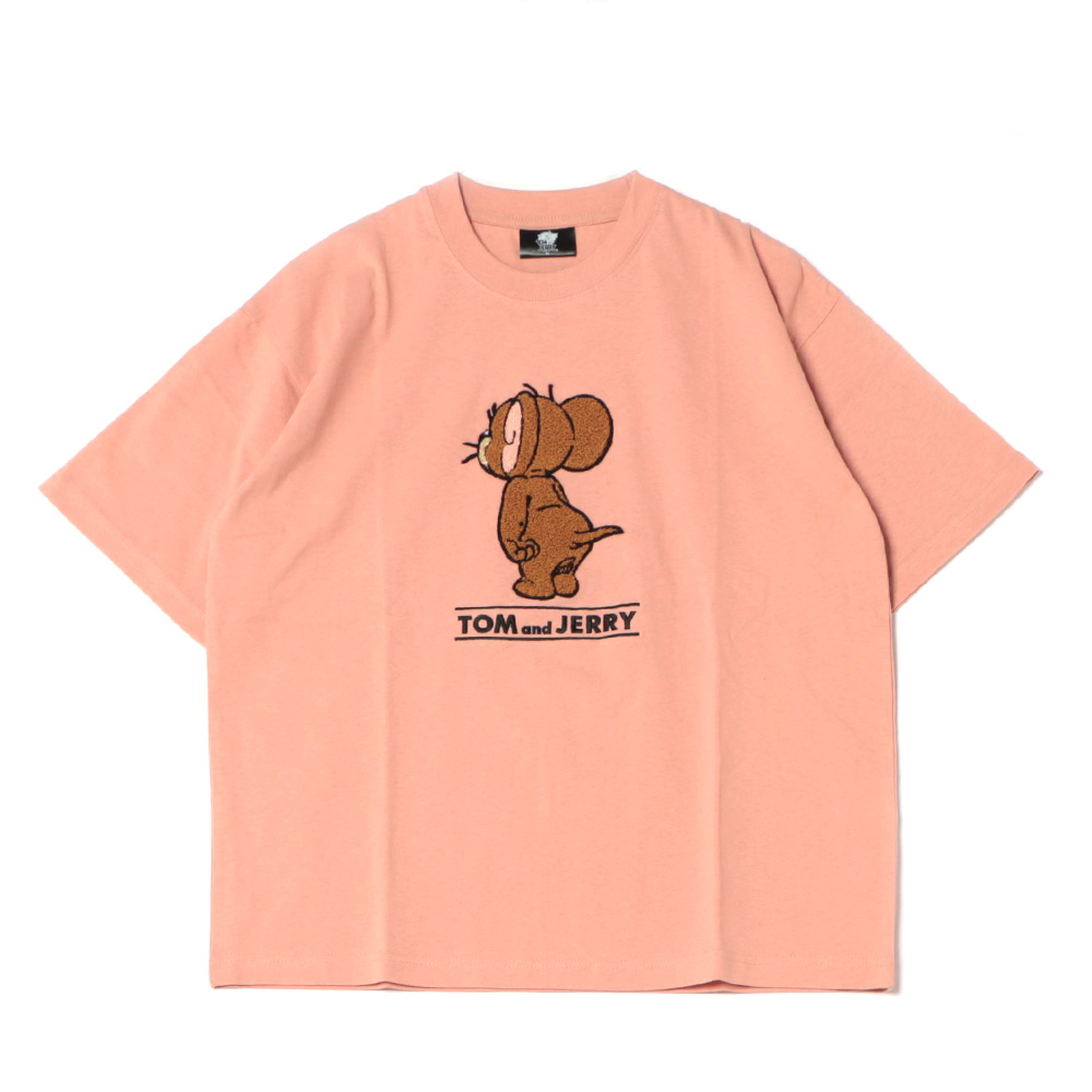 トム&ジュリー正規品　丁寧刺繍Tシャツ　ビンテージ番組限定品　トムジェリファン様 tシャツ Tom＆Jerry/トムとジェリー キャラクター ヴィンテージ