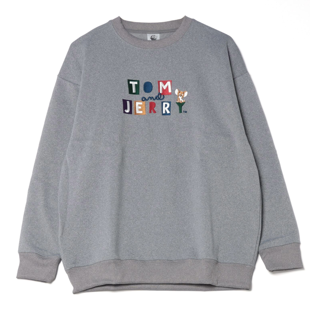 Tom and Jerry 裏起毛トレーナー レディース