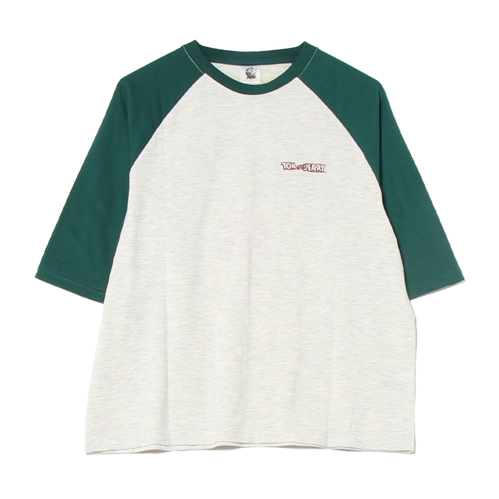 トムとジェリー セット 天竺七分袖ラグランTシャツレディース - TOM