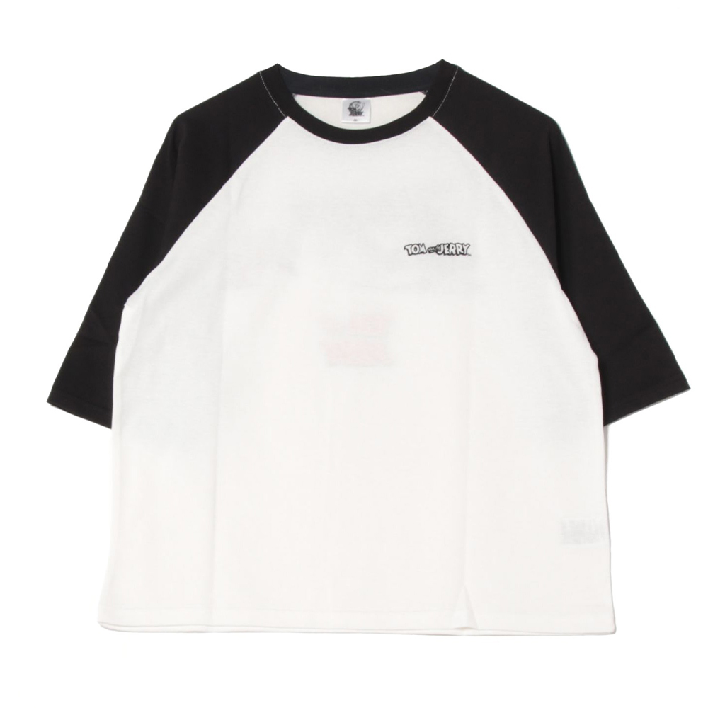 トムとジェリー セット 天竺七分袖ラグランTシャツレディース - TOM