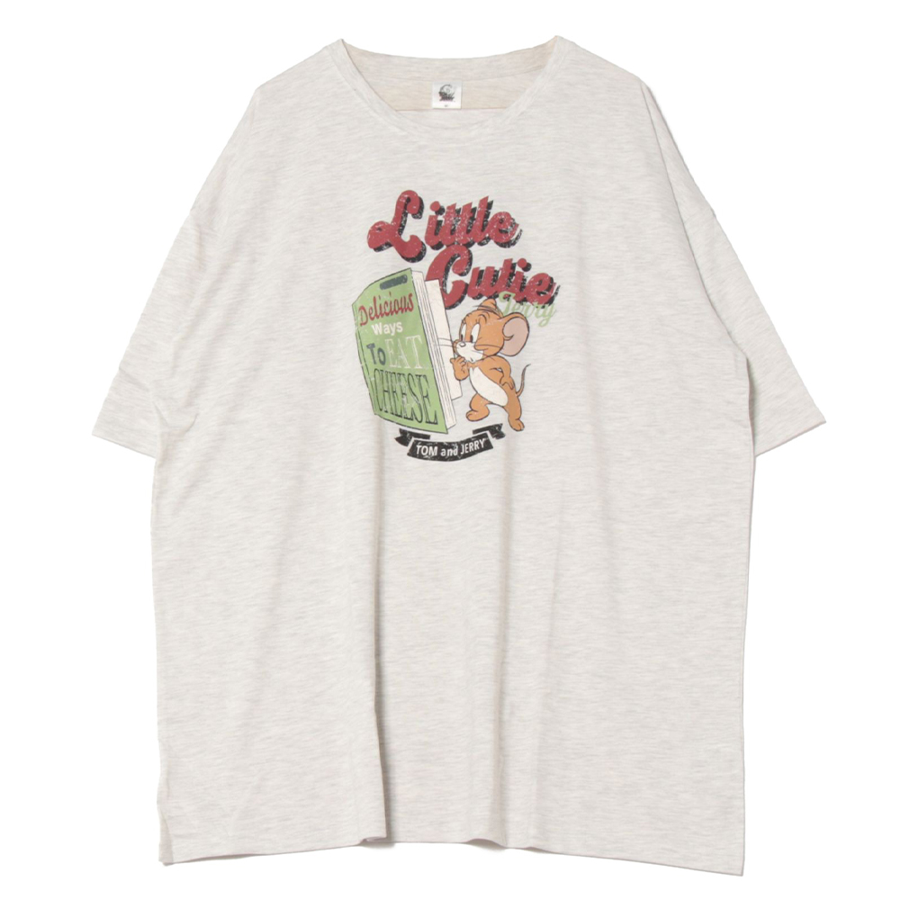 トムとジェリー セット 天竺七分袖BIGTシャツレディース - TOM AND