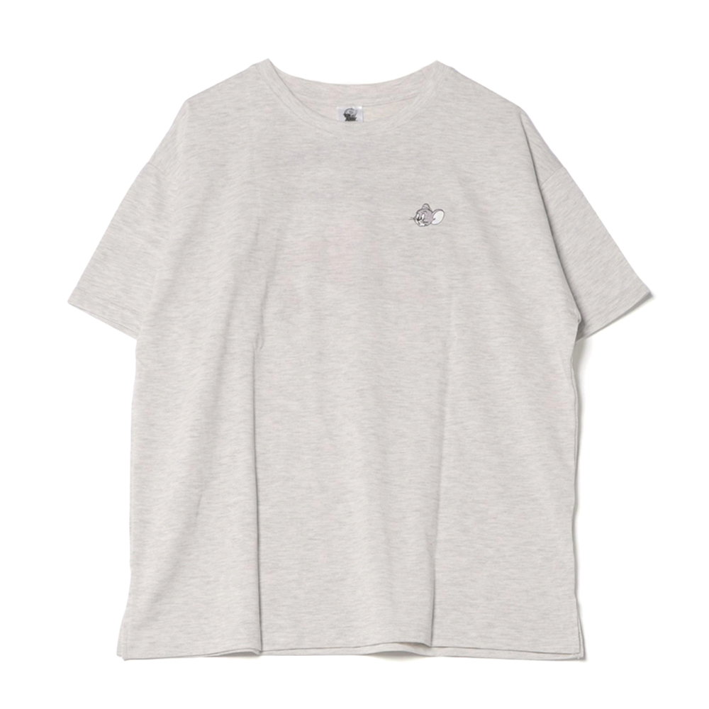 トムとジェリー サガラ刺繍半袖Tシャツ レディース - TOM AND