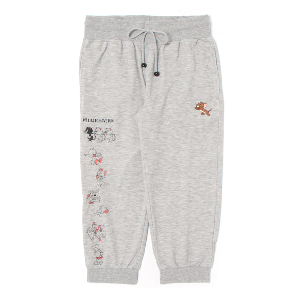 トムとジェリー 裾リブクロプドパンツ レディース - TOM AND JERRY