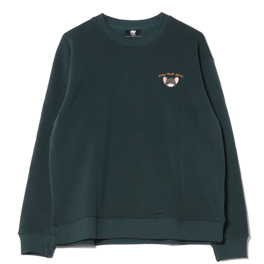 トムとジェリー フーディー＆サガラ刺繍スウェット メンズ - TOM AND