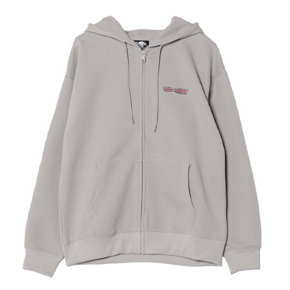 トムとジェリー リップルダンボールアップリケ＆サガラZIPパーカー