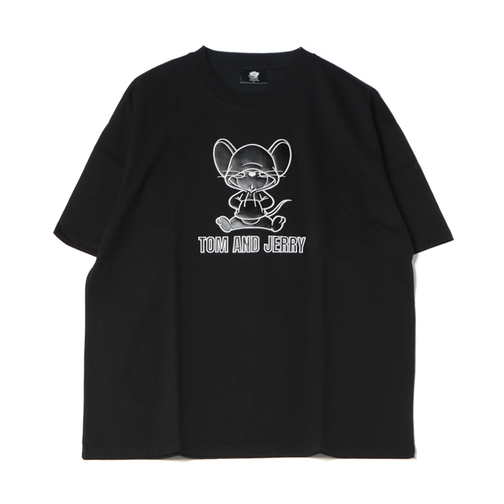 トムとジェリー ワッペン＆PUアップリケTシャツ メンズ - TOM AND