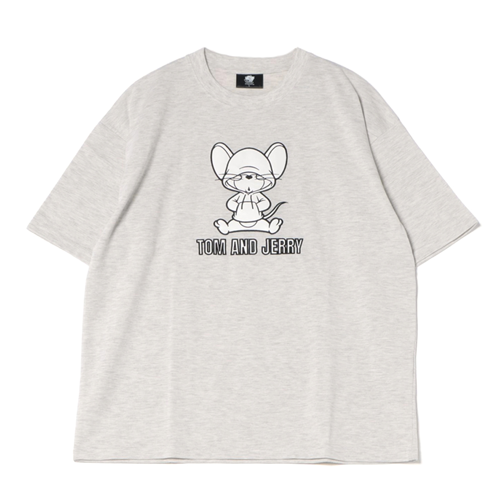 トムとジェリー ワッペン＆PUアップリケTシャツ メンズ - TOM AND